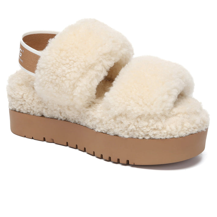Double Strap Slingback Platform UGG Slippers - UGG Direct Online