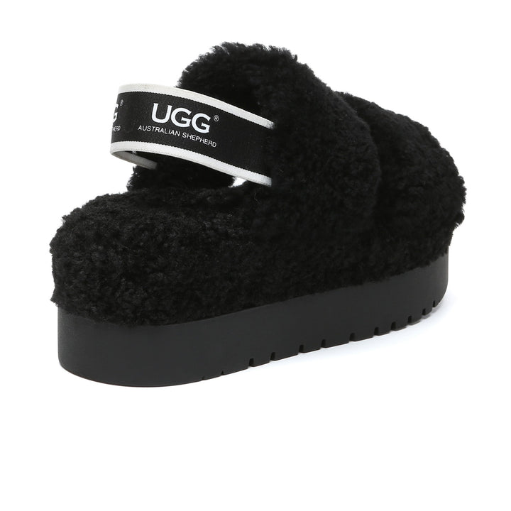 Double Strap Slingback Platform UGG Slippers - UGG Direct Online