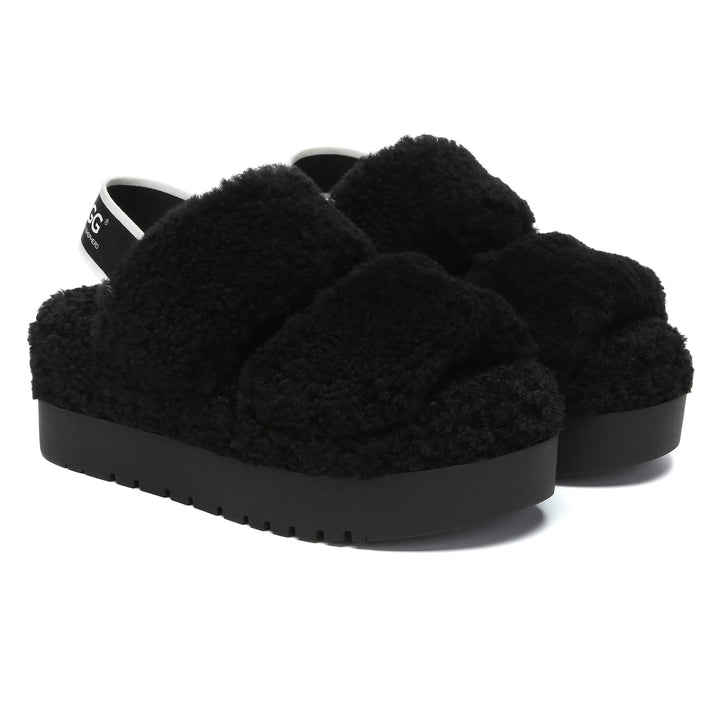 Double Strap Slingback Platform UGG Slippers - UGG Direct Online