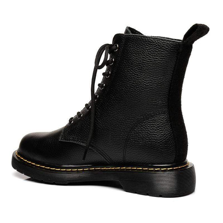 Ellen Black Leather Women Boots - UGG Direct Online