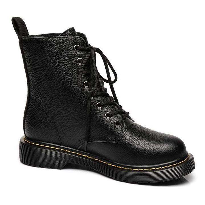 Ellen Black Leather Women Boots - UGG Direct Online
