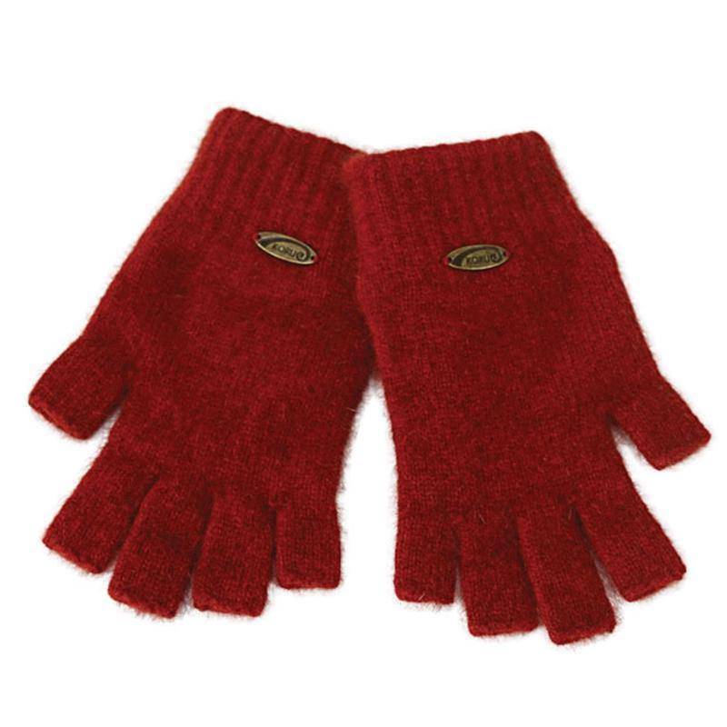 Fingerless Possum Merino Gloves - Red - UGG Direct Online