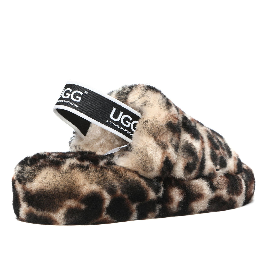 Fluffilicious Leopard UGG Slippers - UGG Direct Online