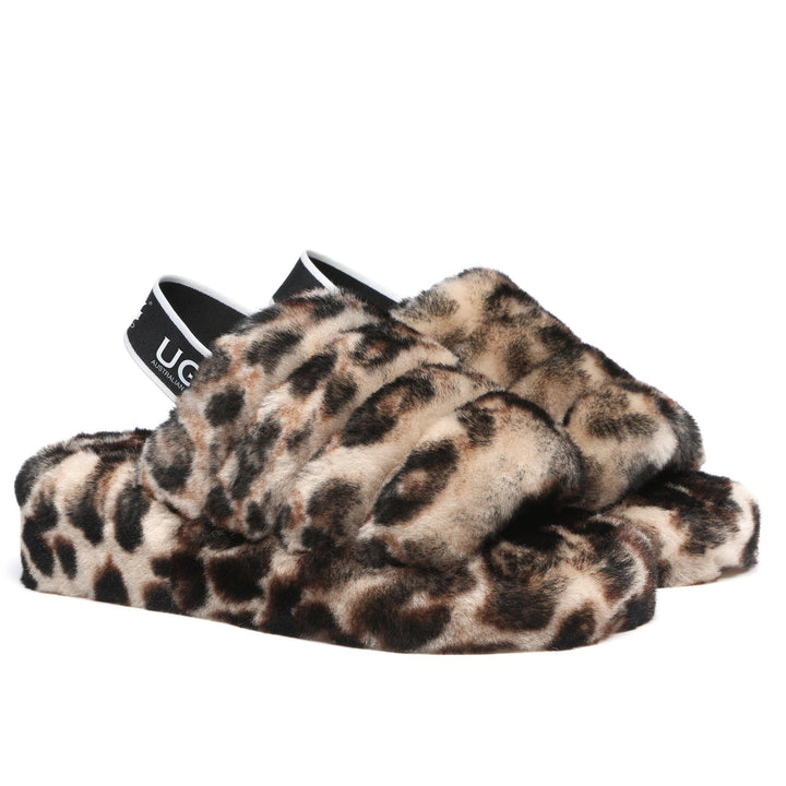Fluffilicious Leopard UGG Slippers - UGG Direct Online