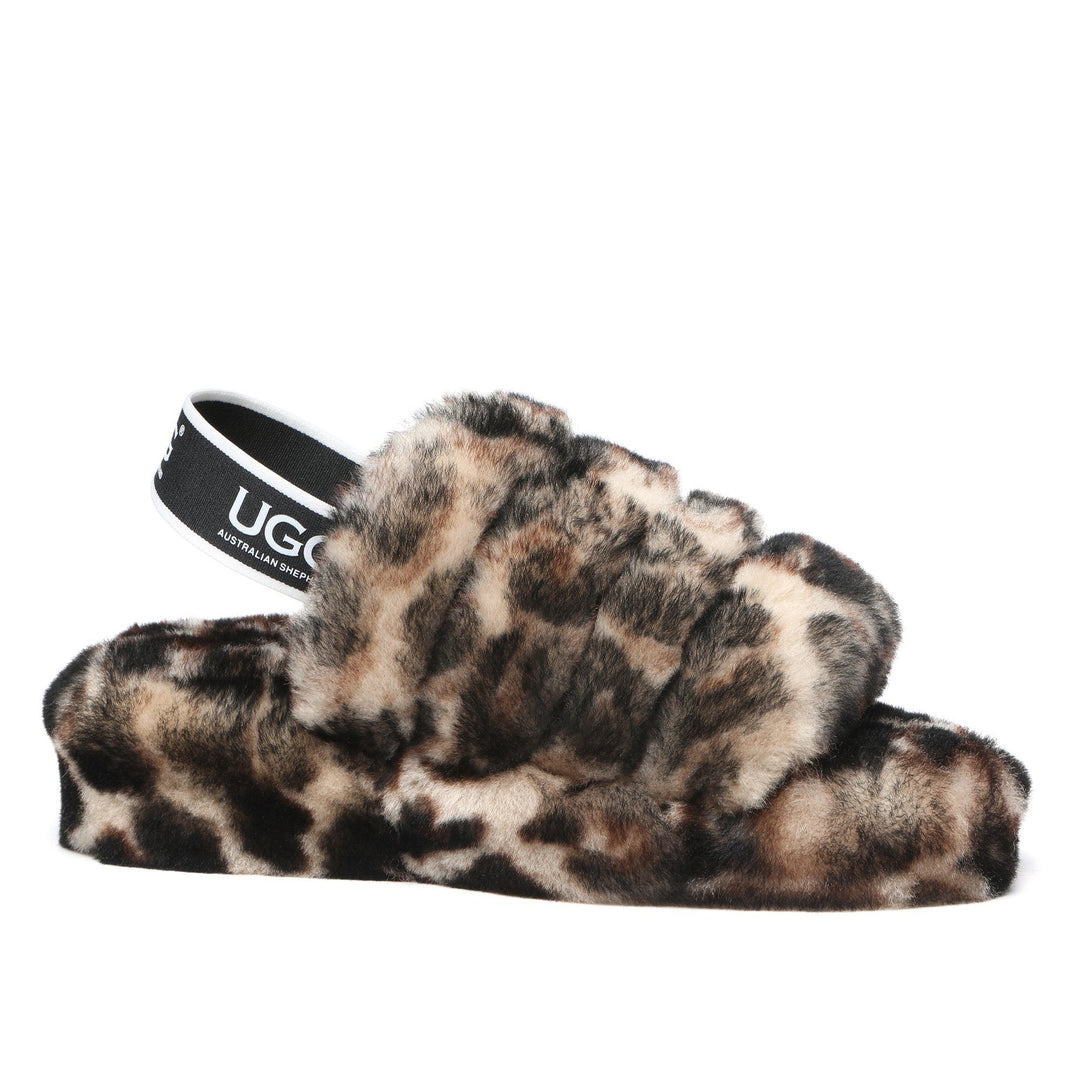 Fluffilicious Leopard UGG Slippers - UGG Direct Online