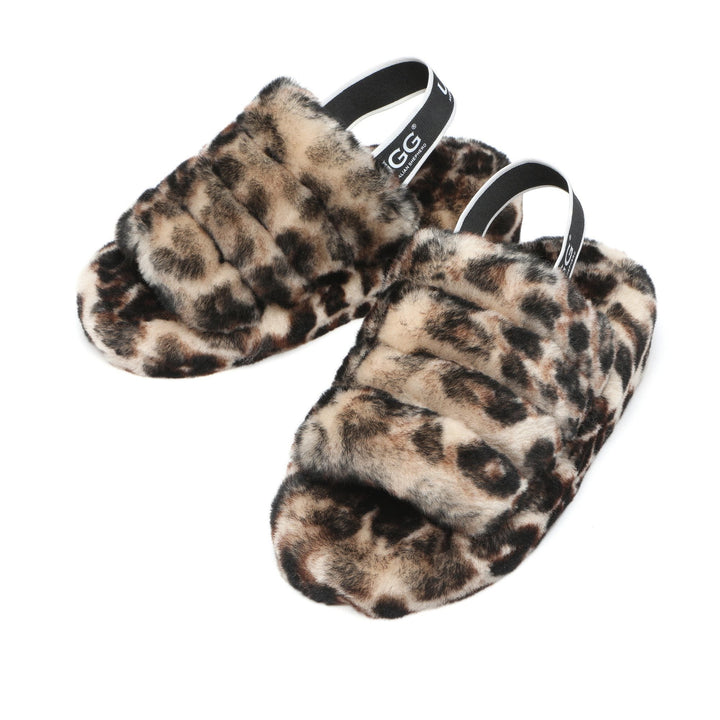 Fluffilicious Leopard UGG Slippers - UGG Direct Online