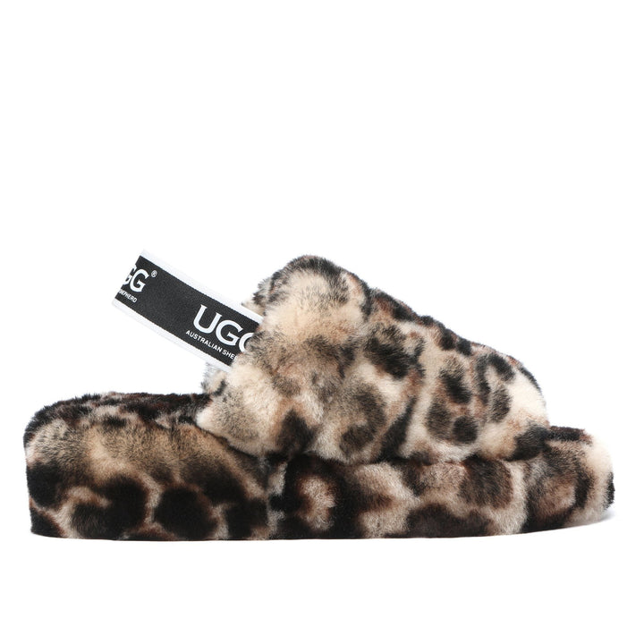 Fluffilicious Leopard UGG Slippers - UGG Direct Online