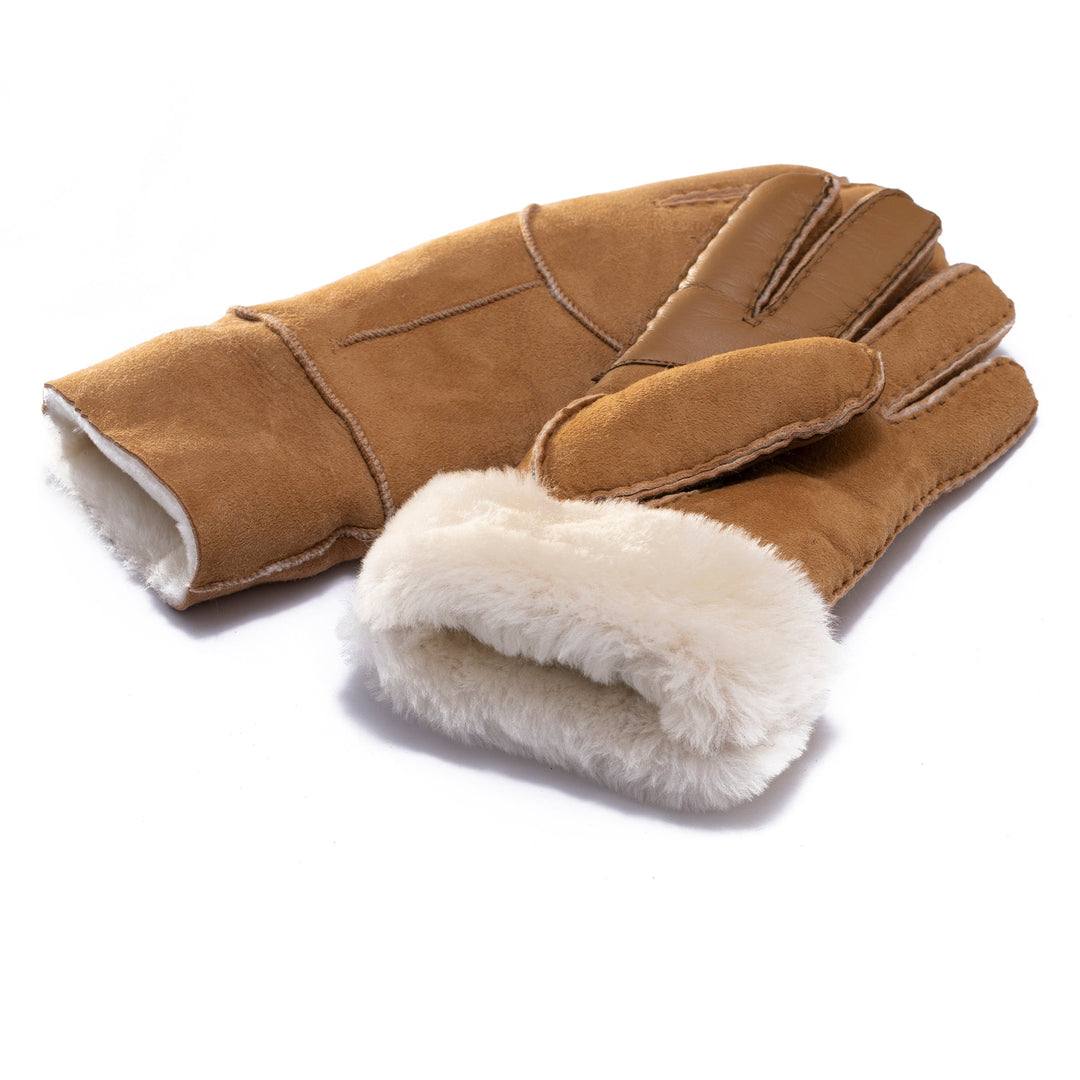 Fluffy Puffs Ladies Sheepskin Gloves - UGG Direct Online