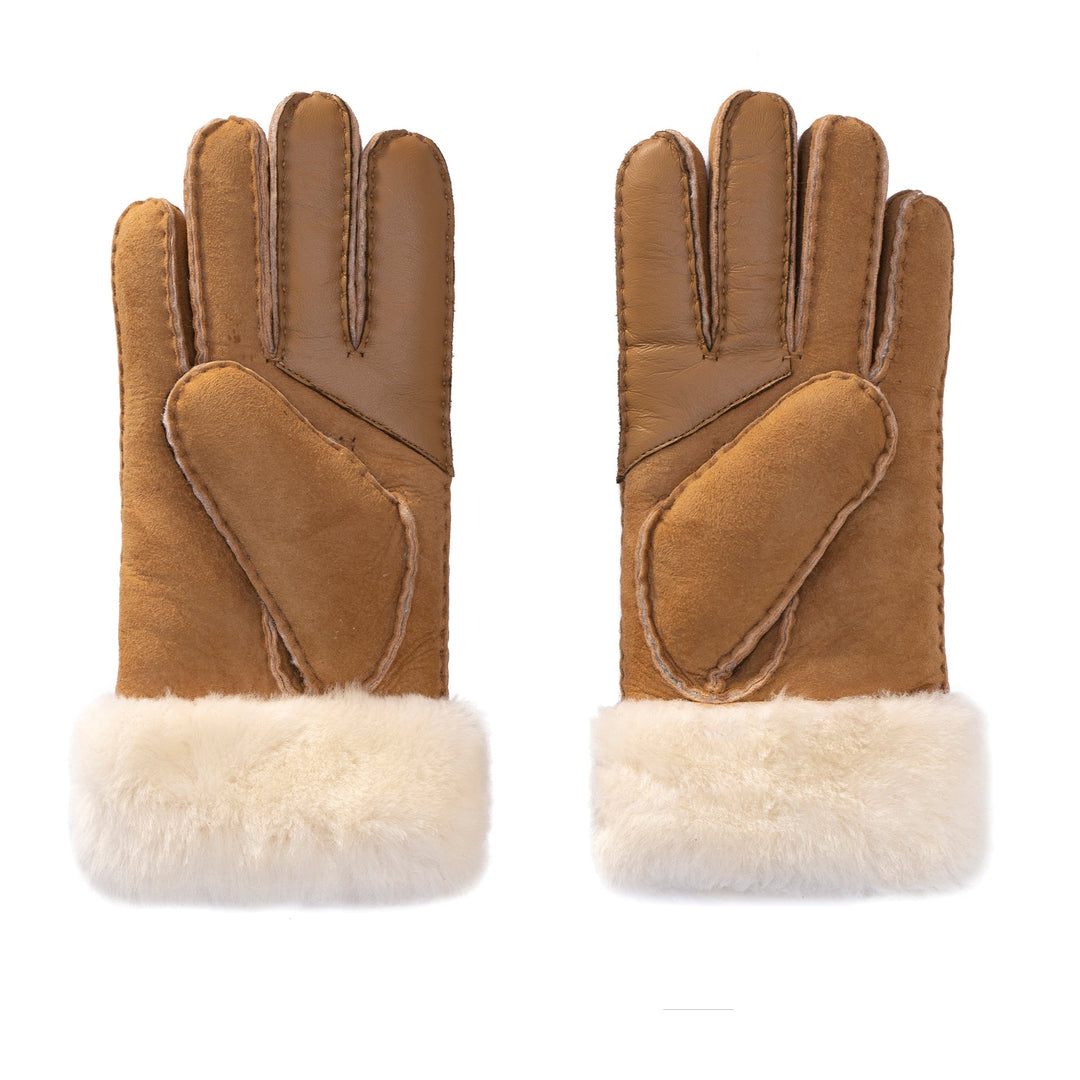 Fluffy Puffs Ladies Sheepskin Gloves - UGG Direct Online
