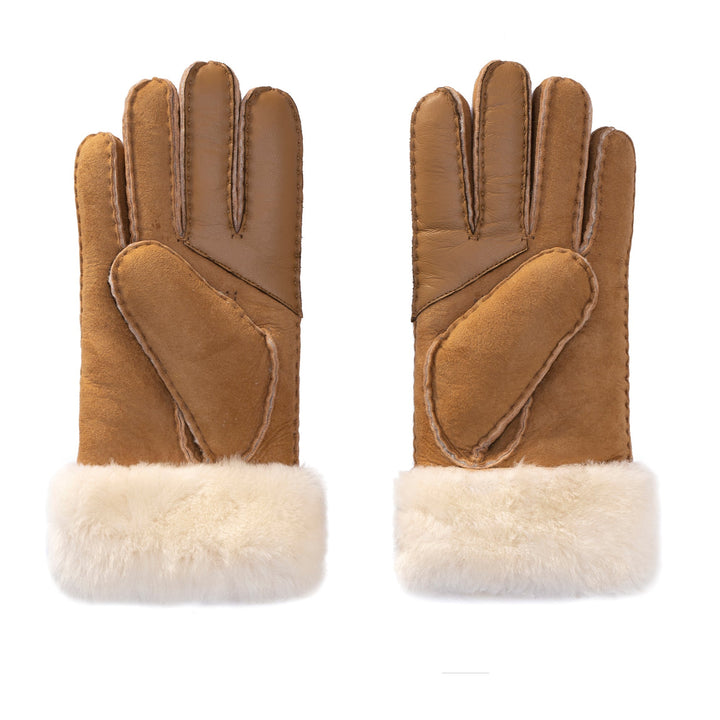 Fluffy Puffs Ladies Sheepskin Gloves - UGG Direct Online