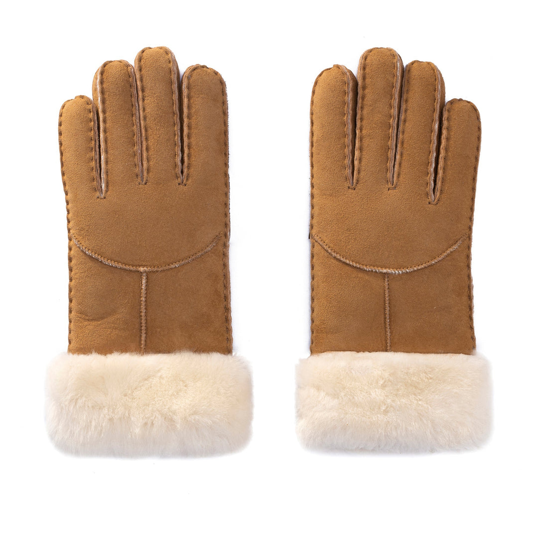Fluffy Puffs Ladies Sheepskin Gloves - UGG Direct Online