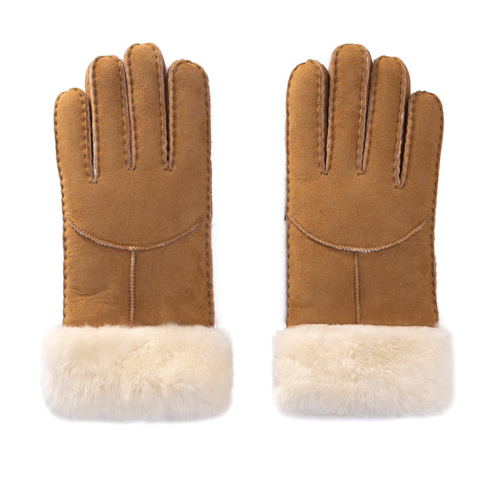 Fluffy Puffs Ladies Sheepskin Gloves - UGG Direct Online