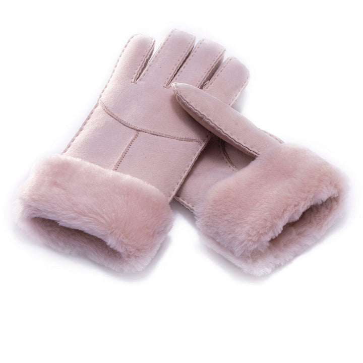Fluffy Puffs Ladies Sheepskin Gloves - UGG Direct Online