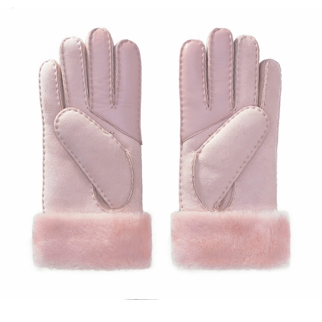 Fluffy Puffs Ladies Sheepskin Gloves - UGG Direct Online