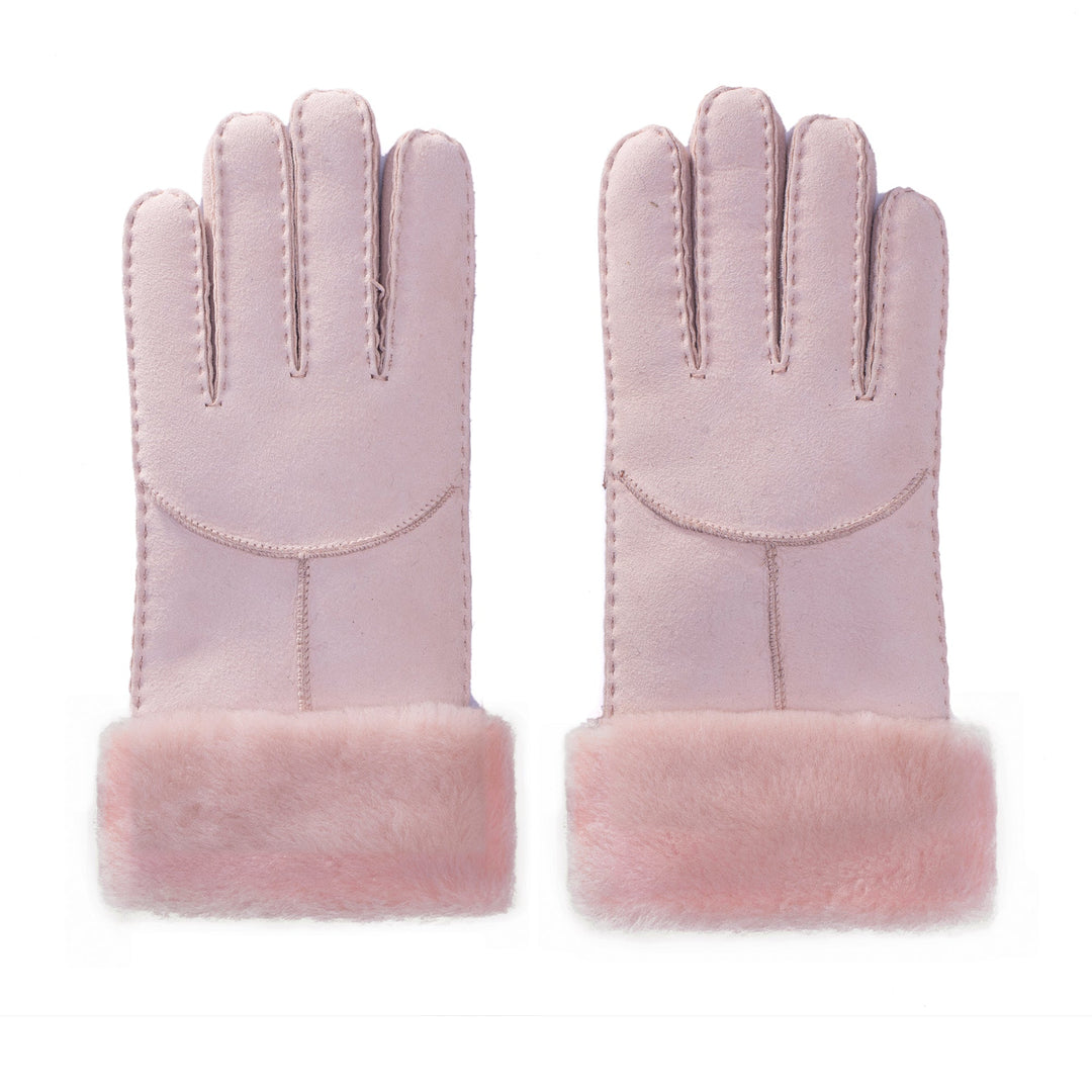Fluffy Puffs Ladies Sheepskin Gloves - UGG Direct Online