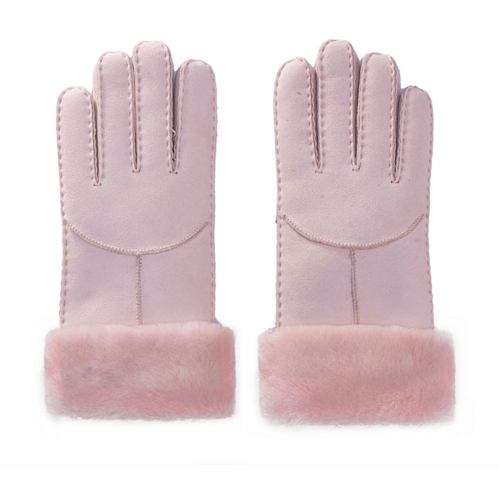 Fluffy Puffs Ladies Sheepskin Gloves - UGG Direct Online