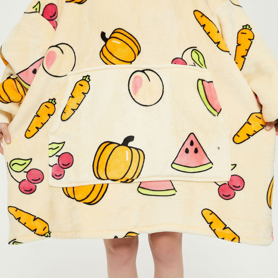 Fruits Cream Hoodie Blanket - UGG Direct Online