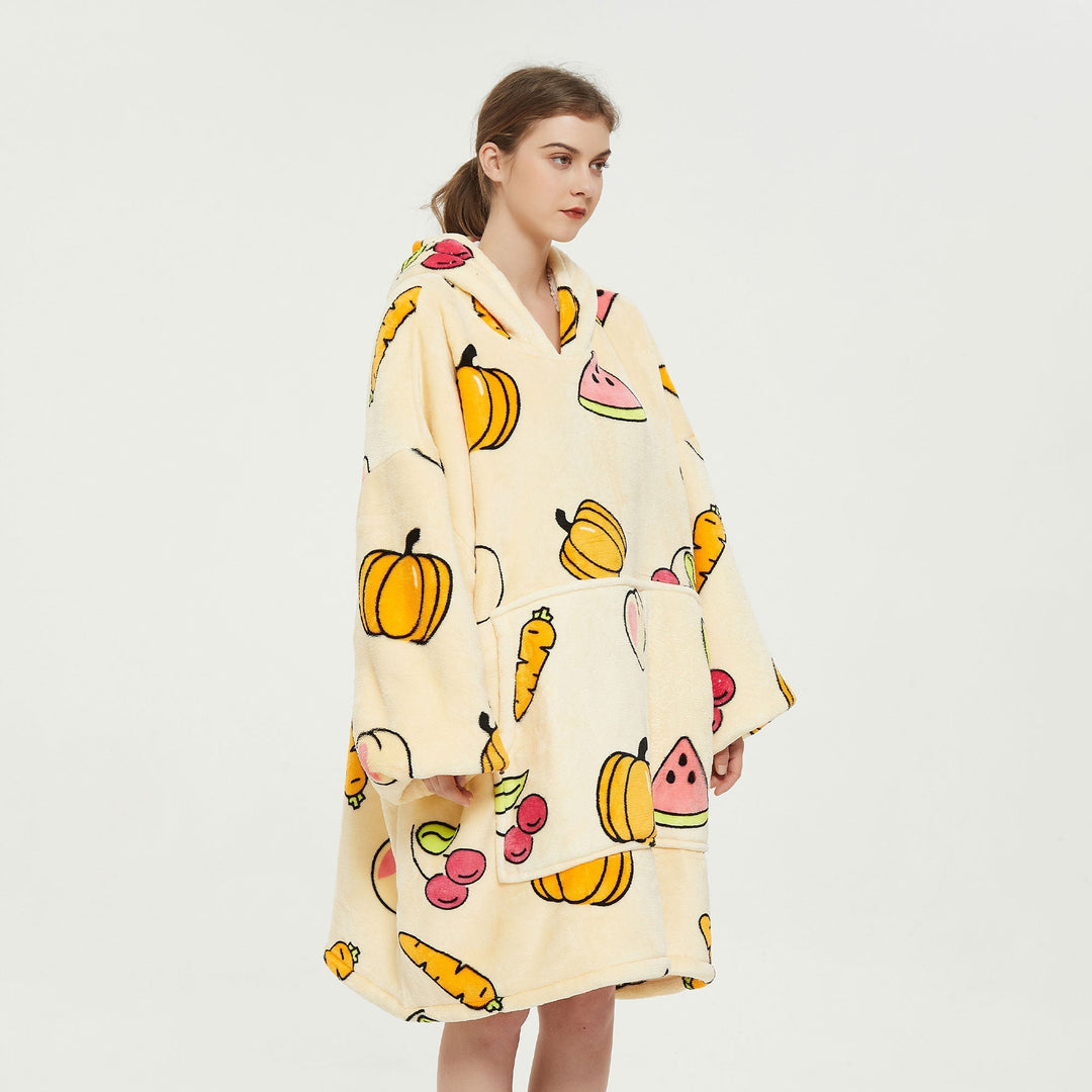 Fruits Cream Hoodie Blanket - UGG Direct Online