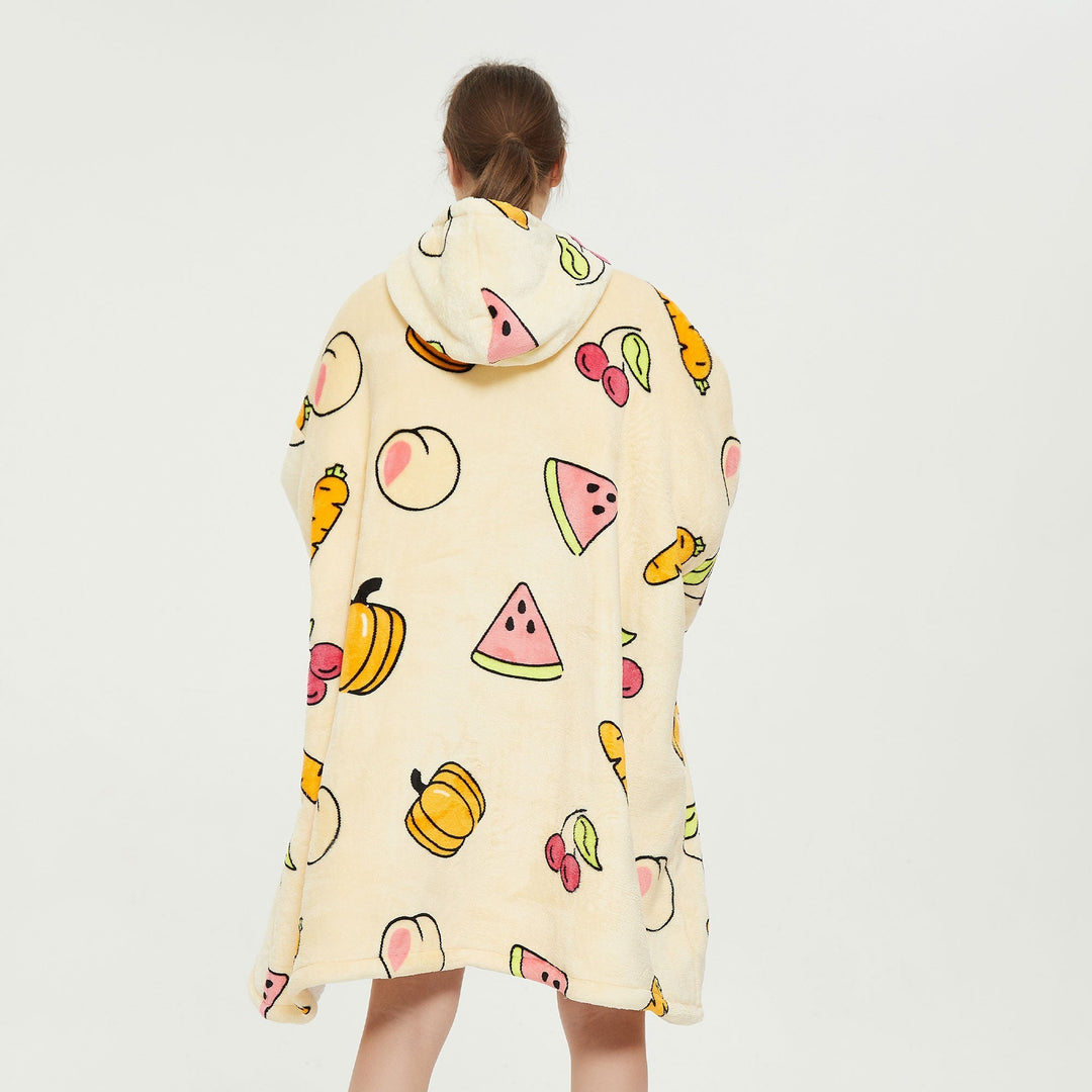 Fruits Cream Hoodie Blanket - UGG Direct Online
