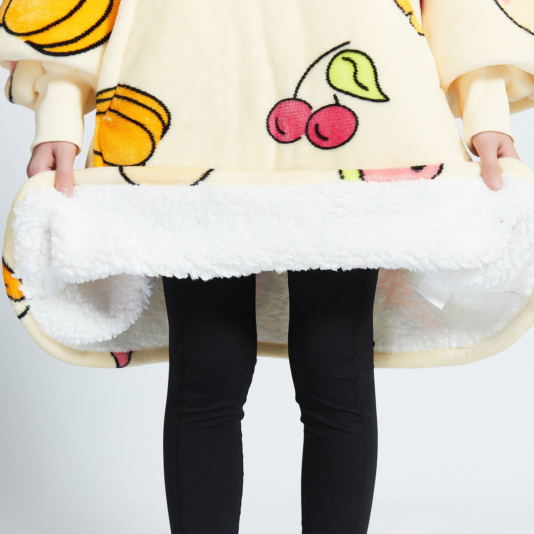 Fruits Cream Kids Hoodie Blanket - UGG Direct Online