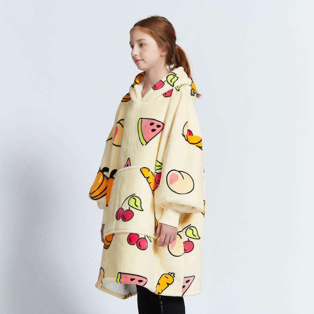 Fruits Cream Kids Hoodie Blanket - UGG Direct Online