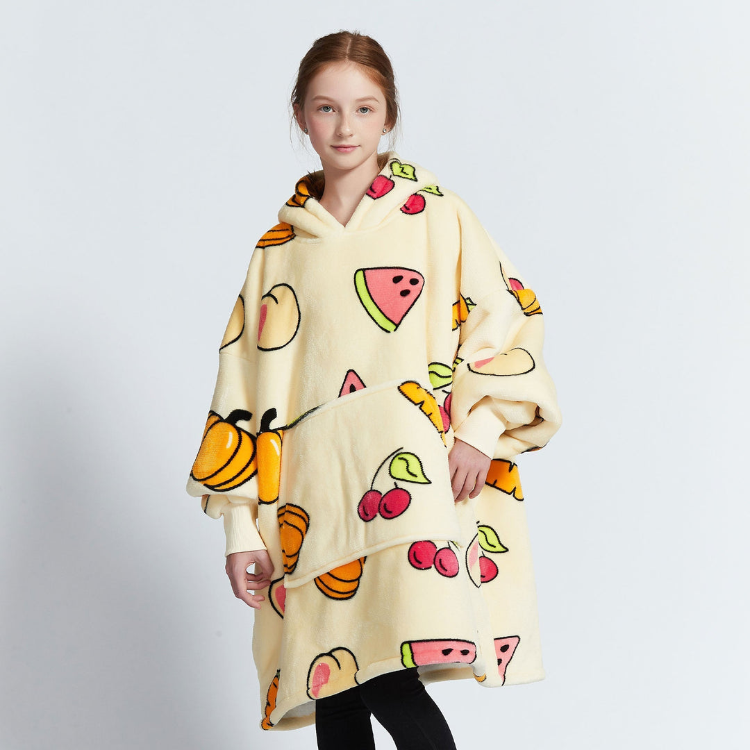 Fruits Cream Kids Hoodie Blanket - UGG Direct Online