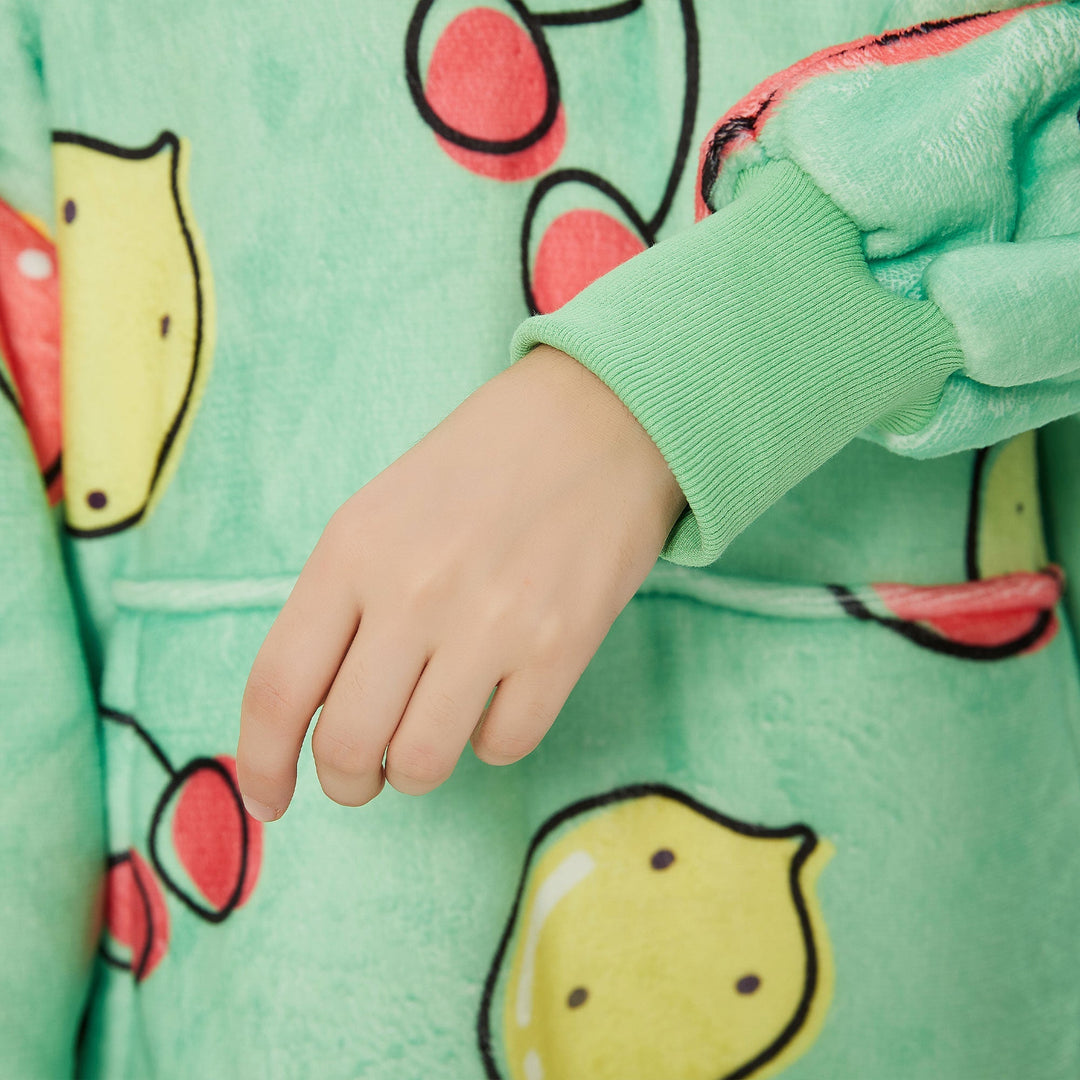 Fruits Green Hoodie Blanket - UGG Direct Online