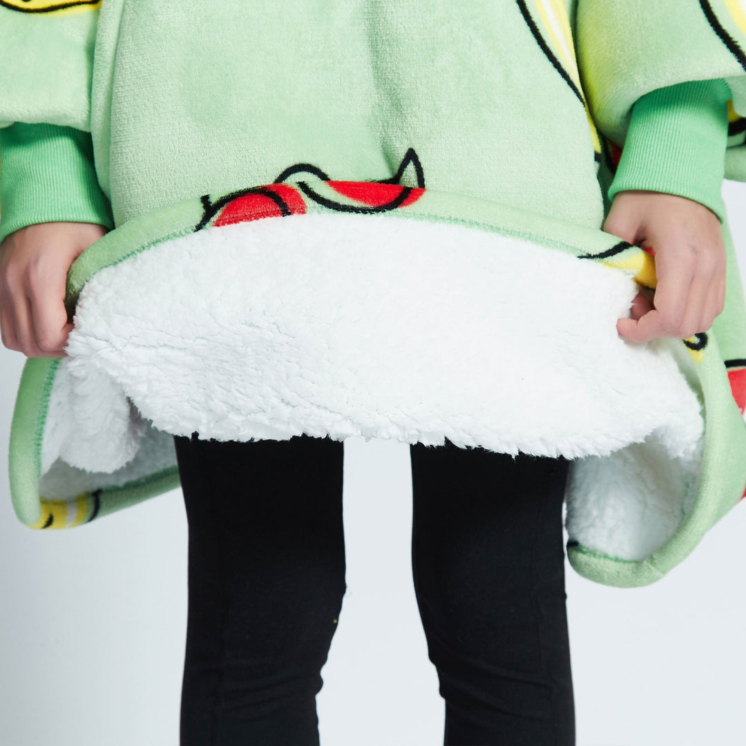 Fruits Green Kids Hoodie Blanket - UGG Direct Online