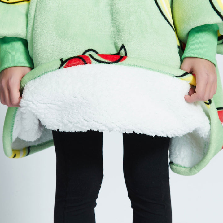 Fruits Green Kids Hoodie Blanket - UGG Direct Online
