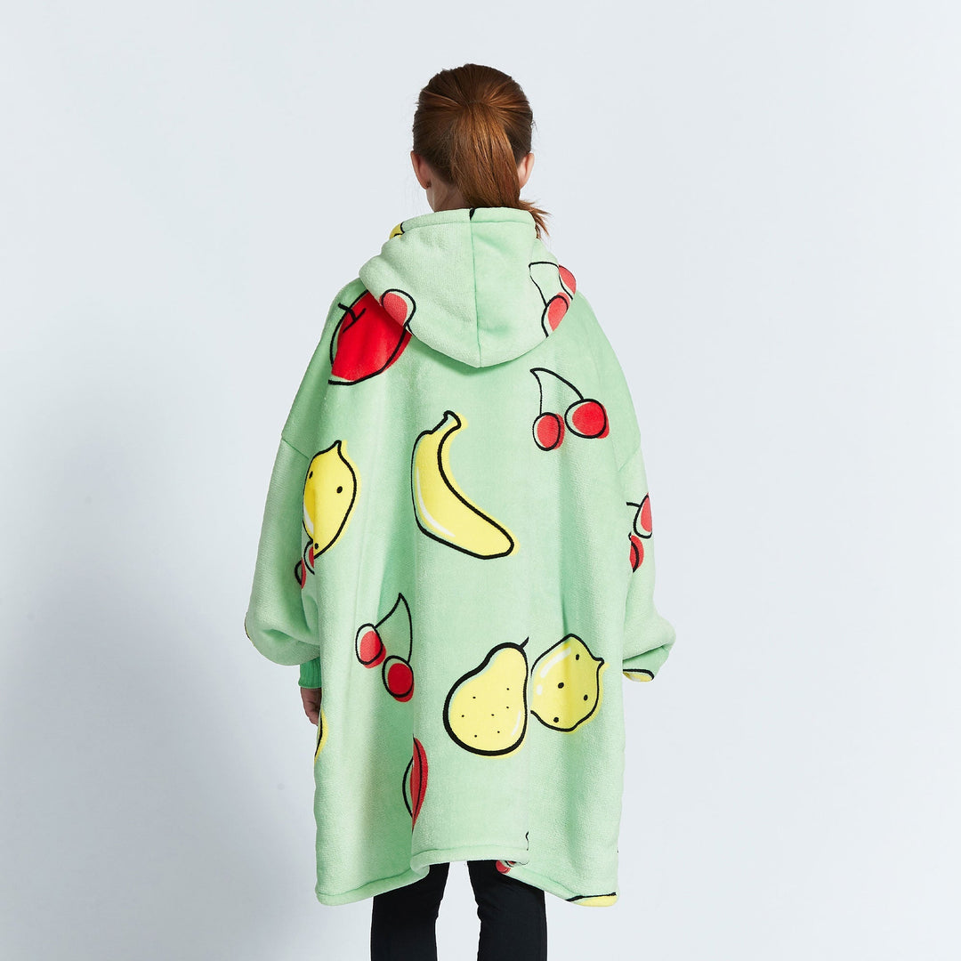 Fruits Green Kids Hoodie Blanket - UGG Direct Online