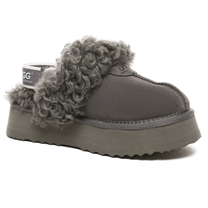 Fuzzy Waffle Slingback Platform UGG Slides - UGG Direct Online