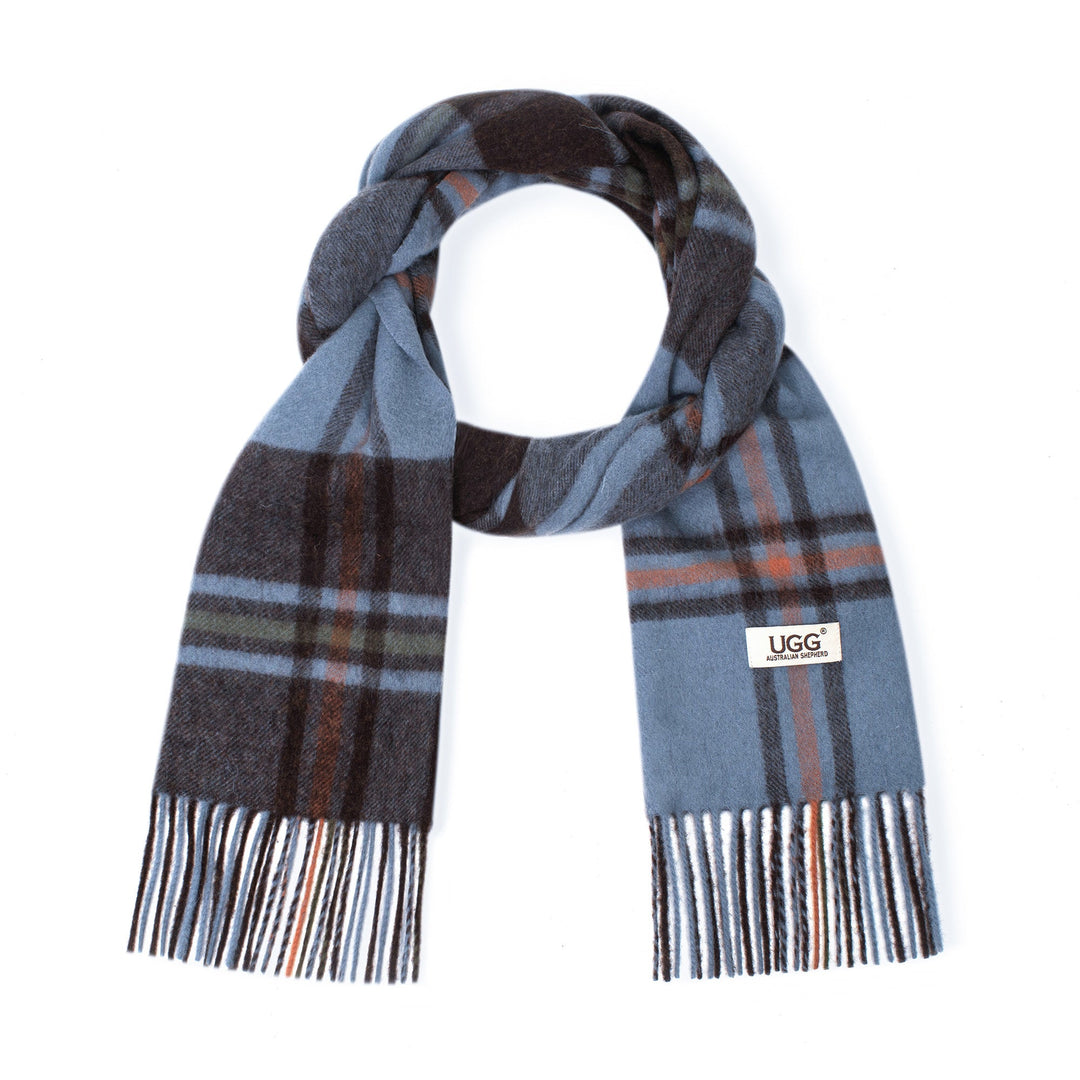 Australian Merino Wool Check Scarf - UGG Direct Online