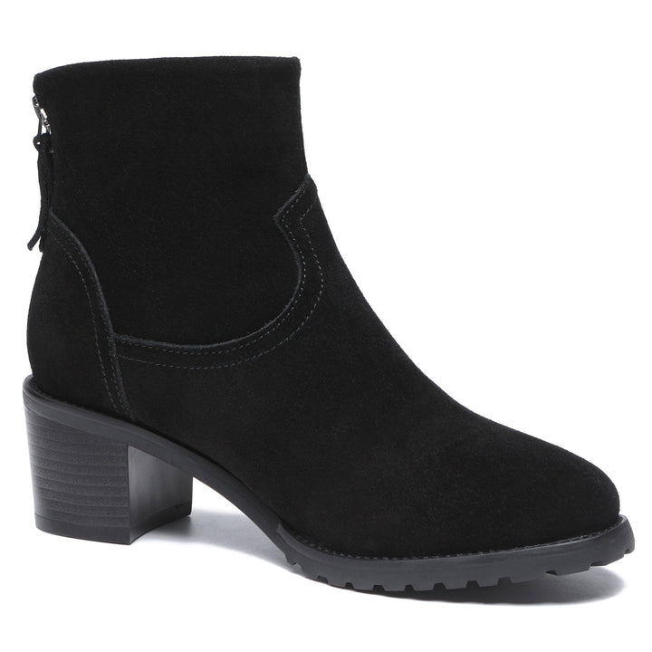 Helene Black Ankle Zipper Heel Boots - UGG Direct Online