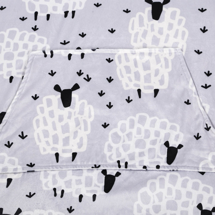 Hoodie Blanket Adult Sheep - UGG Direct Online