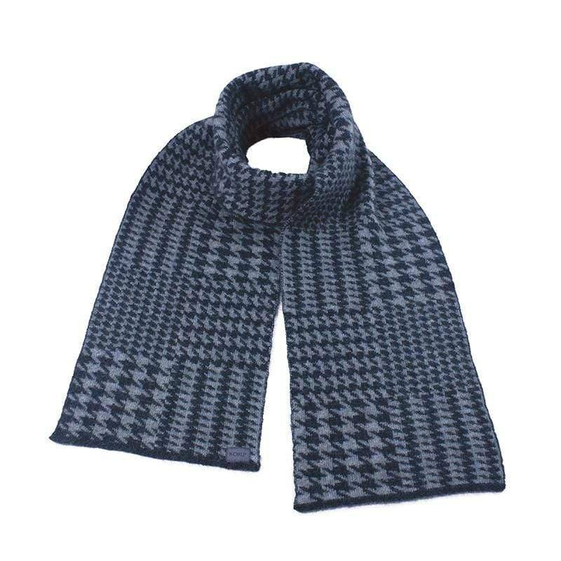 Hounds Tooth Possum Merino Scarf - Charcoal - UGG Direct Online