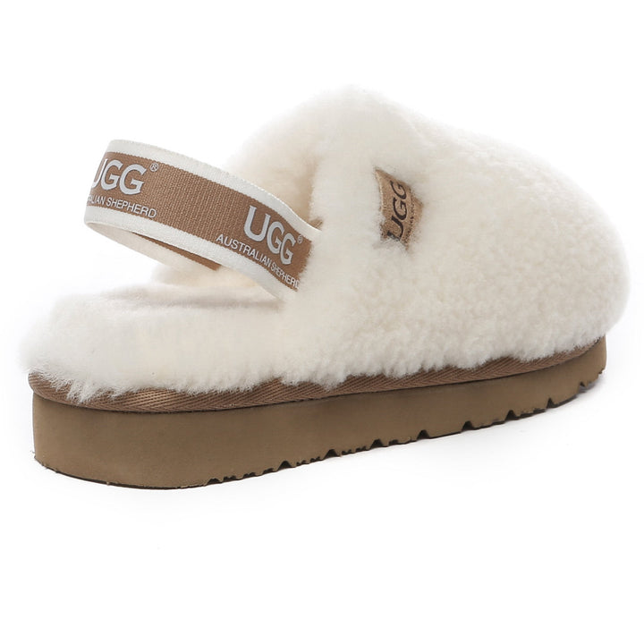 Kids Fluffy Slingback UGG Slippers - UGG Direct Online