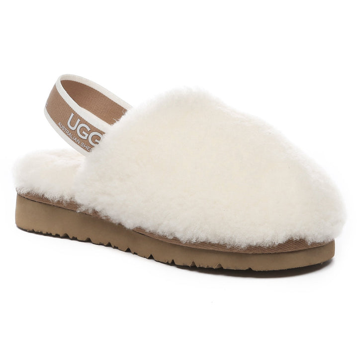 Kids Fluffy Slingback UGG Slippers - UGG Direct Online