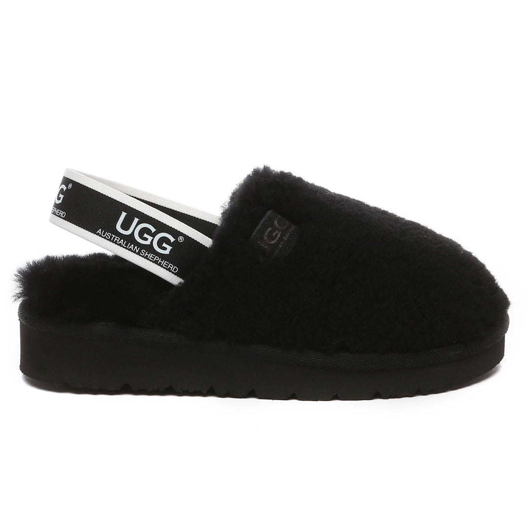 Kids Fluffy Slingback UGG Slippers - UGG Direct Online