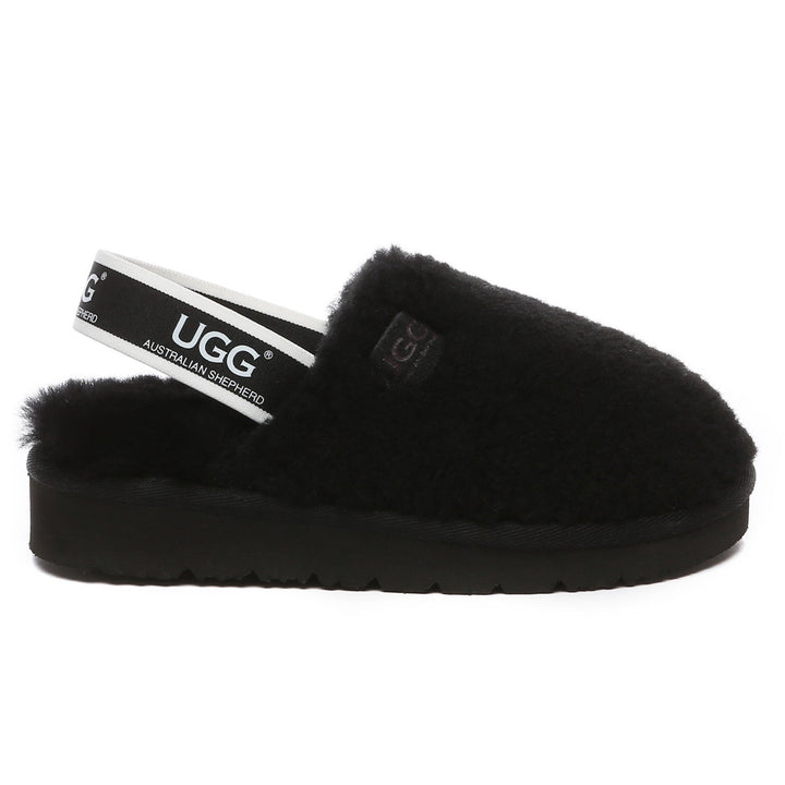 Kids Fluffy Slingback UGG Slippers - UGG Direct Online