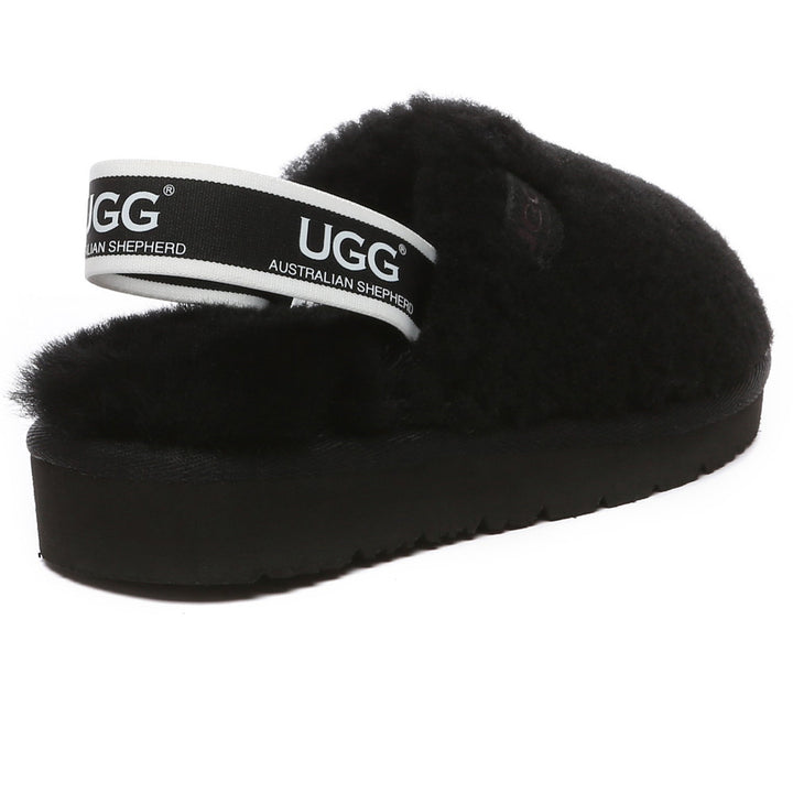 Kids Fluffy Slingback UGG Slippers - UGG Direct Online