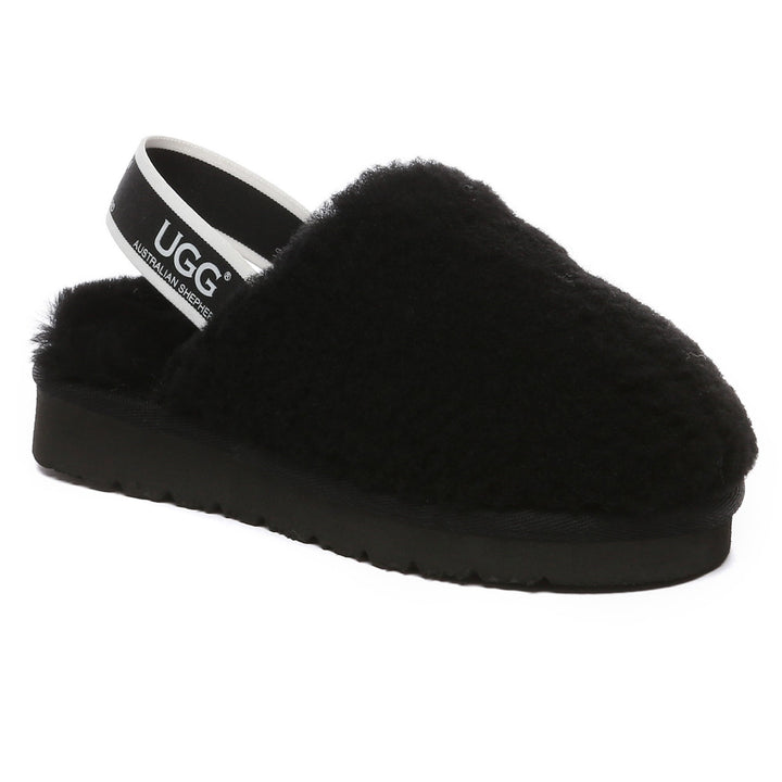 Kids Fluffy Slingback UGG Slippers - UGG Direct Online