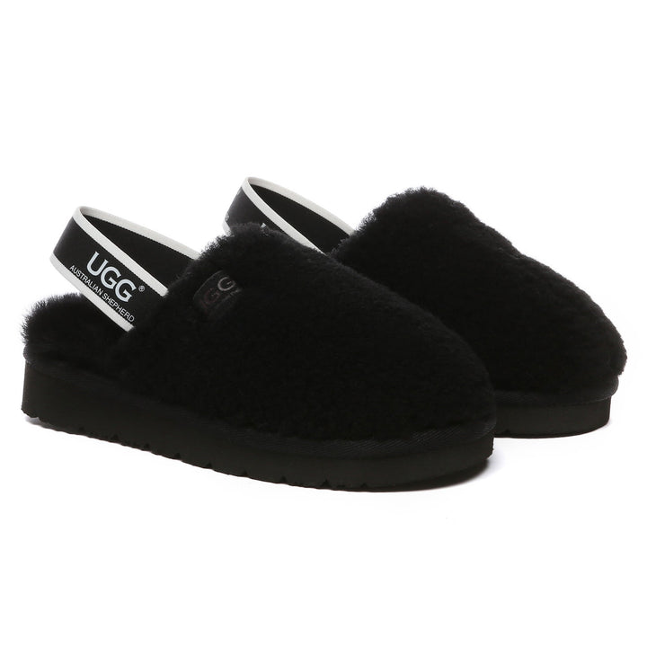 Kids Fluffy Slingback UGG Slippers - UGG Direct Online