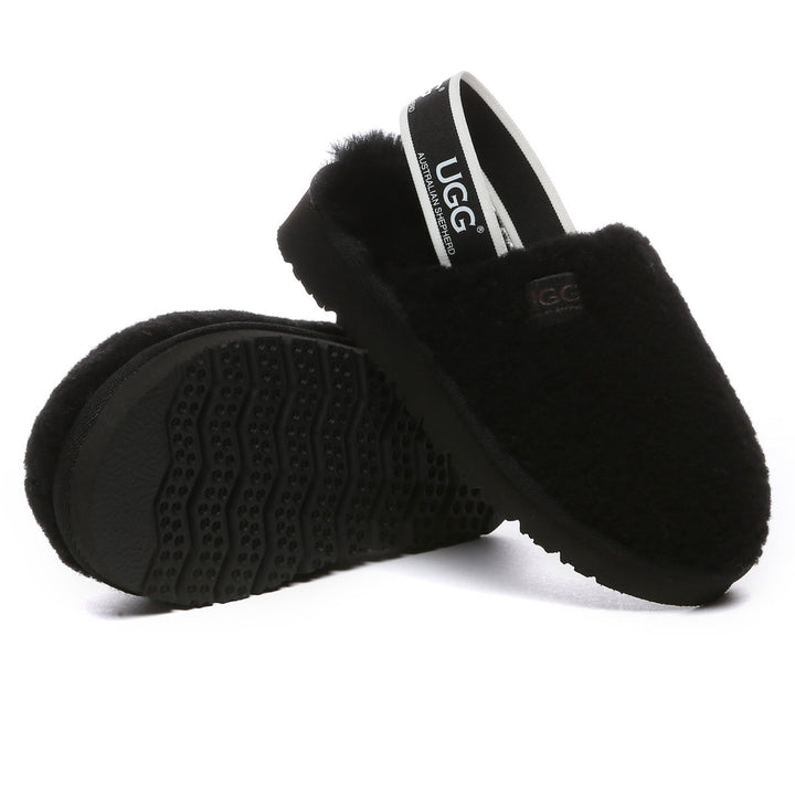 Kids Fluffy Slingback UGG Slippers - UGG Direct Online