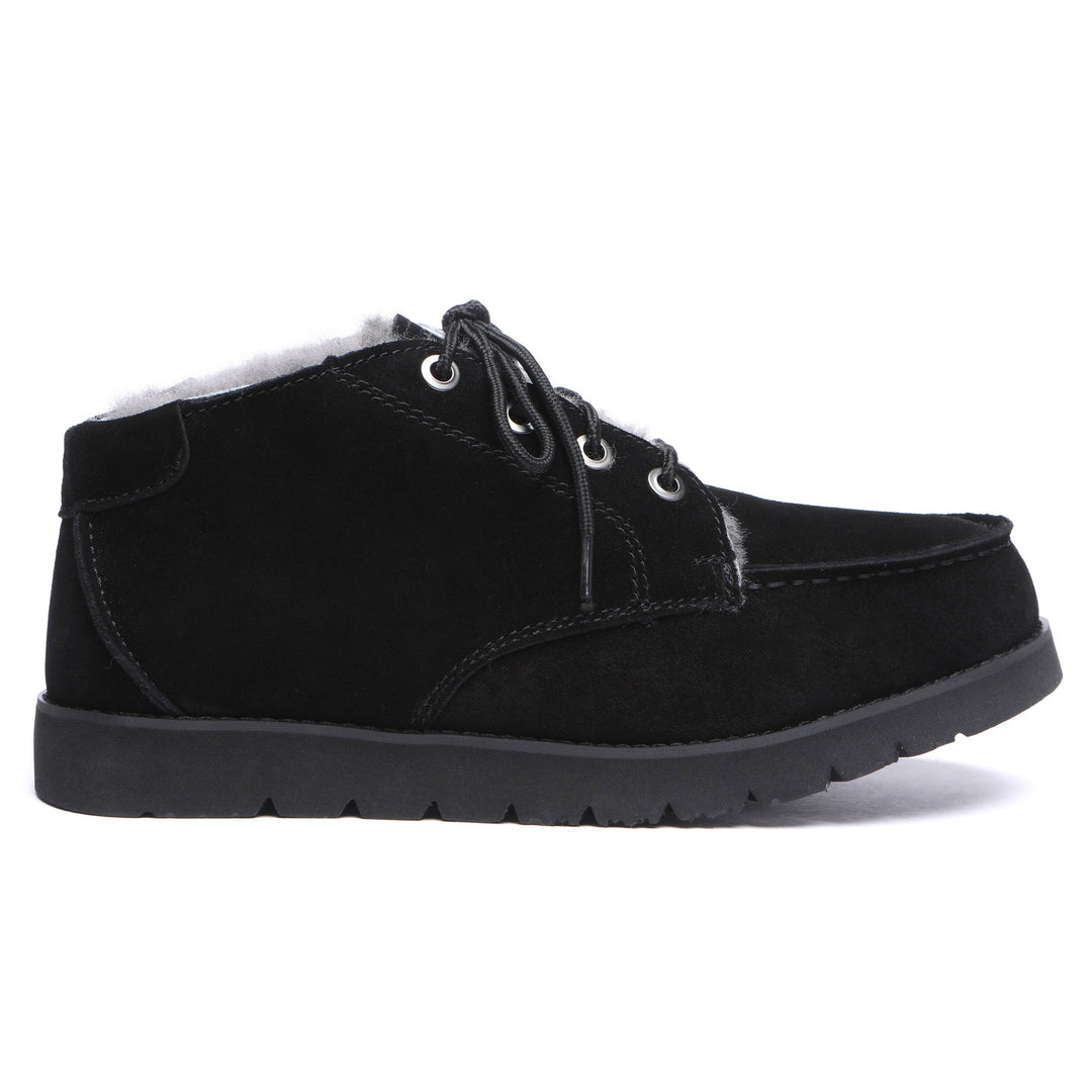 Lace Up Sheepskin Men Ankle UGG Boots - UGG Direct Online