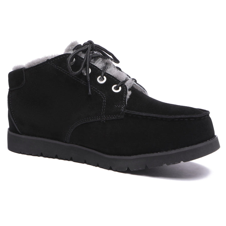 Lace Up Sheepskin Men Ankle UGG Boots - UGG Direct Online