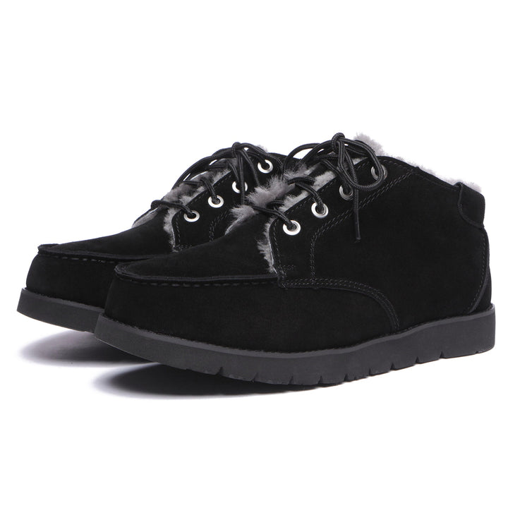 Lace Up Sheepskin Men Ankle UGG Boots - UGG Direct Online