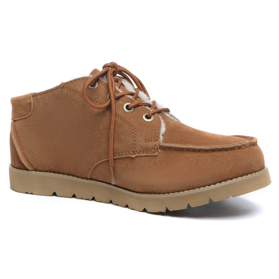 Lace Up Sheepskin Men Ankle UGG Boots - UGG Direct Online