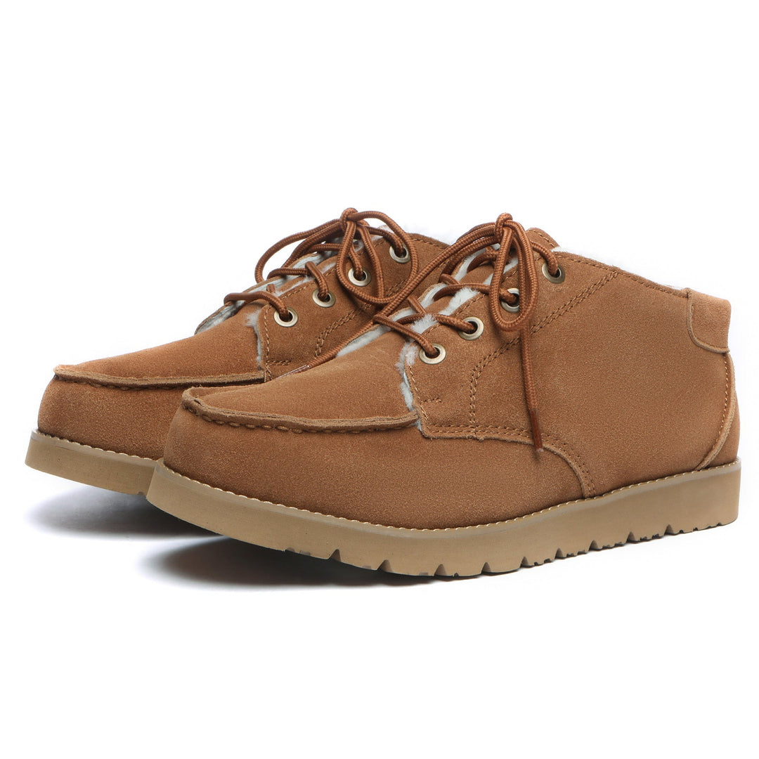 Lace Up Sheepskin Men Ankle UGG Boots - UGG Direct Online