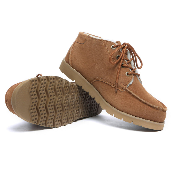 Lace Up Sheepskin Men Ankle UGG Boots - UGG Direct Online