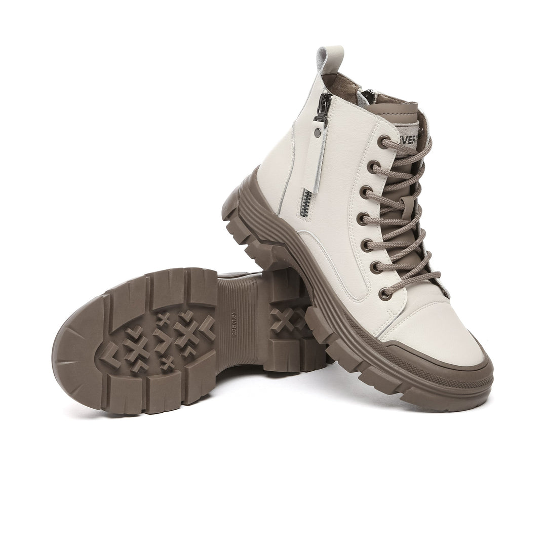 Leather Chunky Ankle Boots - UGG Direct Online